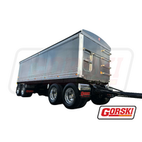 Gorski 4 Axle Dog Tipping Trailer Grain Spec Aluminium New