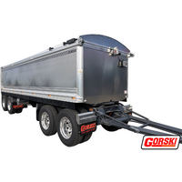 Gorski 4 Axle Dog Tipping Trailer Aluminium New - Short Option