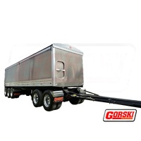 Gorski 5 Axle Dog Tipping Trailer Grain Spec Aluminium New