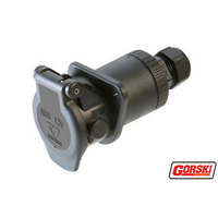 Ebs Trailer Socket 12V 7-12mm With Screw Contacts 