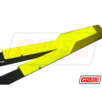 Draw Bar Cover Plastic Yellow