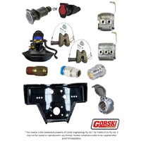 Gorski Towbar with 50mm Ringfeder Coupling with Connections - New