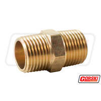 Brass Hex Nipple 1/4 Bsp 