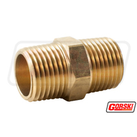 Brass Hex Nipple 1/2 BSP 