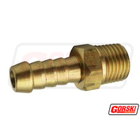 Brass Male Hose Barb 3/8 X 1/4 Bsp 