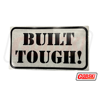 Gorski Built Tough Sticker Black 