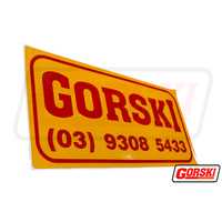 Gorski Tailgate Stickers 