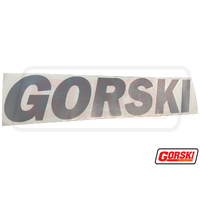Gorski Side Sticker Silver 370mm x 77mm