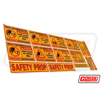 Gorski Safety Sticker Sheet Truck