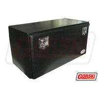 Toolbox Steel Powder Coated Black 500mm x 350mm x 400mm