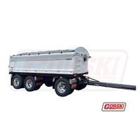 Gorski 3 Axle Dog Tipping Trailer 45T Spec Hardox Steel New
