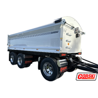 Gorski 3 Axle Dog Tipping Trailer 45T Spec Hardox New