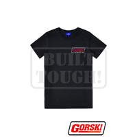 Gorski Built Tough Black T-Shirt
